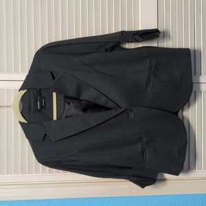Torrid Charcoal Blazer with Gathered Sleeves Size 0 (12, L)